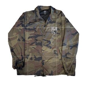 Street League Skateboarding Men's Camouflage Windbreaker Jacket Size Medium